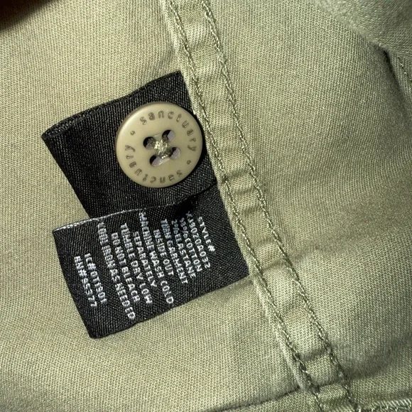 Sanctuary Crafted and Tailored Women's green Utility Jacket - Picture 5 of 6